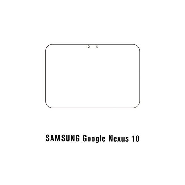 Samsung Galaxy Google Nexus 10 Tablet - Film protection écran Hydrogel