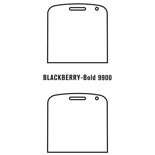 BlackBerry Bold 9900 - Film protection écran Hydrogel