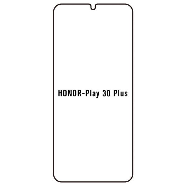 Honor Play 30 Plus - Film protection écran Hydrogel