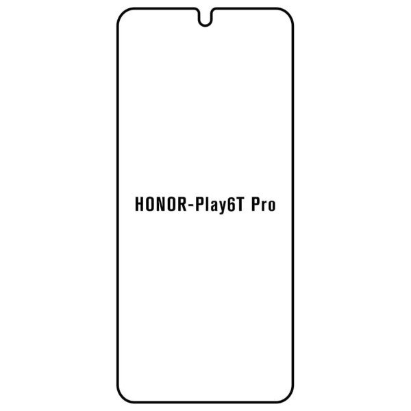 Honor Play 6T Pro - Film protection écran Hydrogel