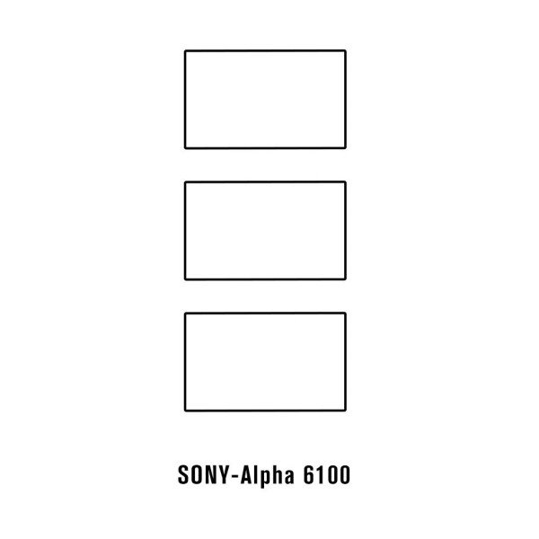 Sony Alpha 6100 (ILCE-6100L-A6100L) - Film protection écran Hydrogel