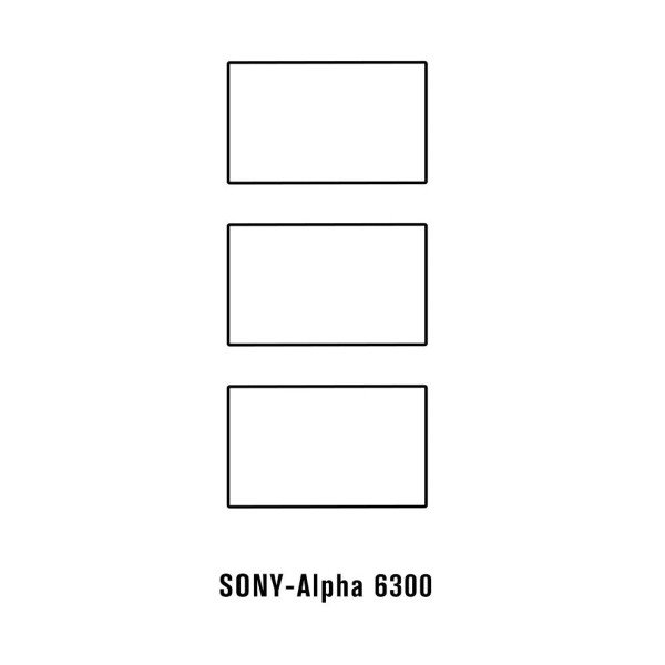 Sony Alpha 6300 (ILCE-6300-A6300) - Film protection écran Hydrogel