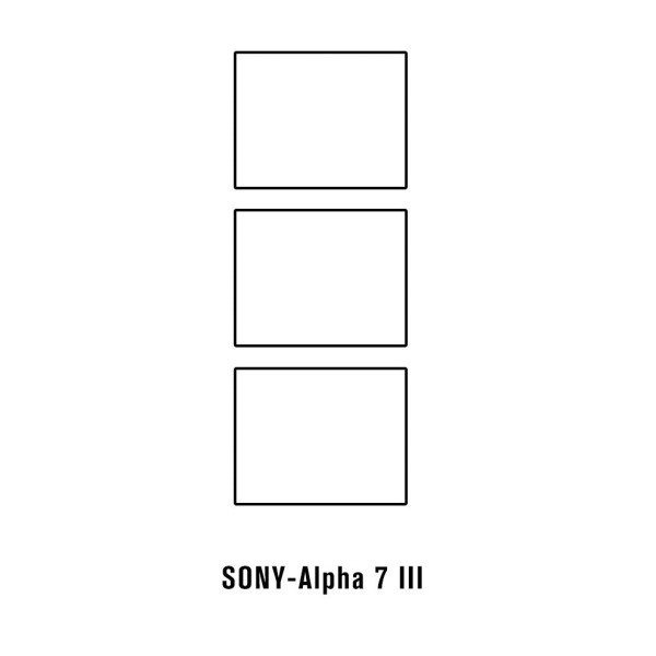 Sony Alpha 7 III - Film protection écran Hydrogel