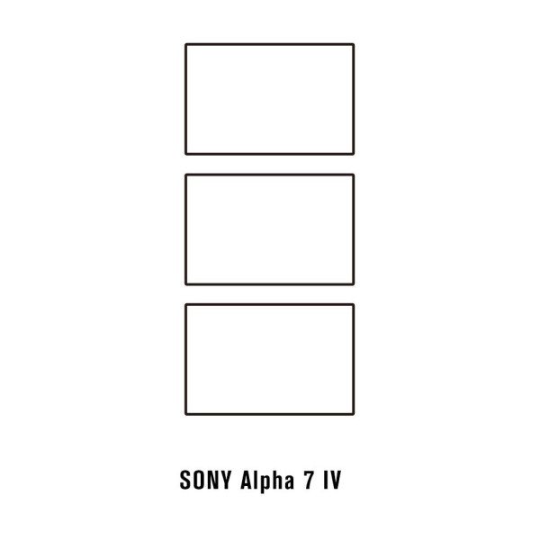 Sony Alpha 7 IV - Film protection écran Hydrogel