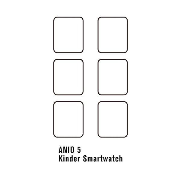 ANIO 5 Kinder SmartWatch - Film protection écran Hydrogel