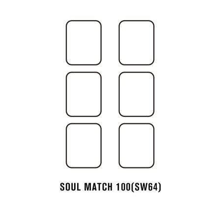 Film hydrogel pour SOUL Match 100 (SW64）