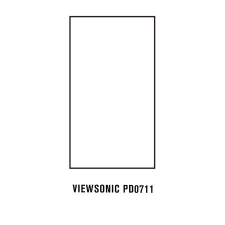 Film hydrogel pour écran ViewSonic PD0711