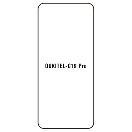 Film hydrogel pour écran Oukitel C19 Pro