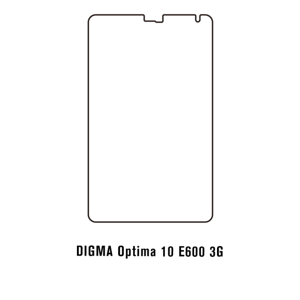 Digma Optima 10 E600 3G - Film protection écran Hydrogel