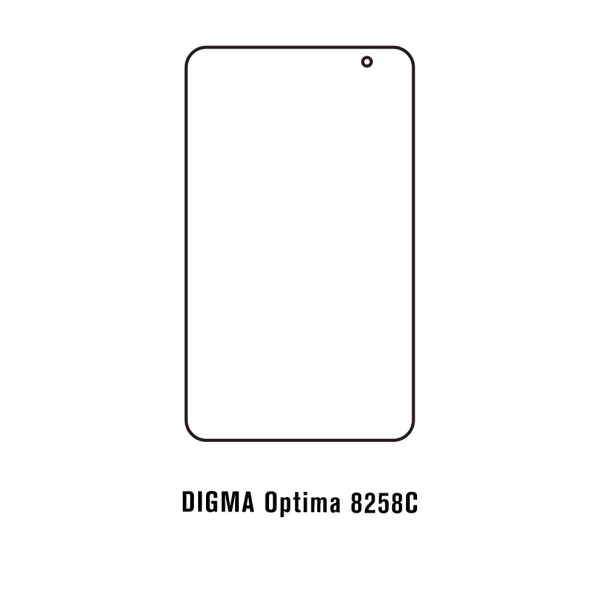 DIGMA Optima 8258C 8 - Film protection écran Hydrogel