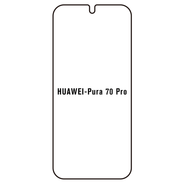 Huawei Pura 70 Pro - Film écran anti-casse Hydrogel