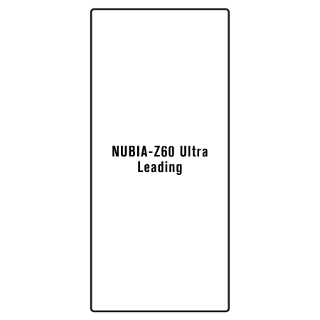 Film hydrogel pour écran Nubia Z60 Ultra Leading Version