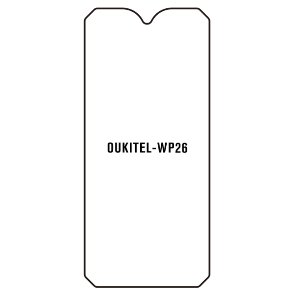 Oukitel WP26 - Film écran anti-casse Hydrogel