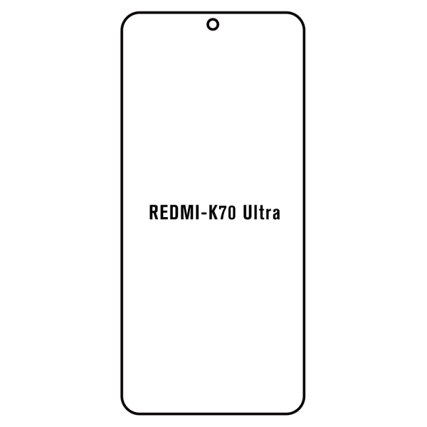 Redmi K70 Ultra - Film écran anti-casse Hydrogel