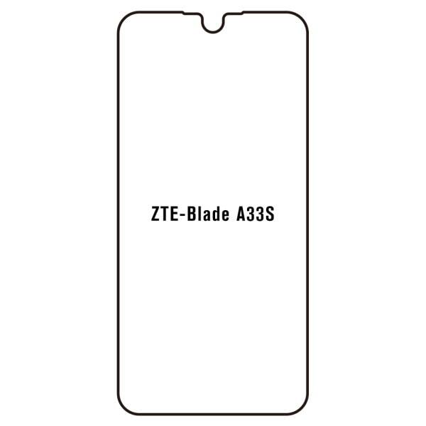 Zte Blade A33s - Film écran anti-casse Hydrogel