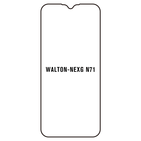 Walton NEXG N71 - Film écran anti-casse Hydrogel