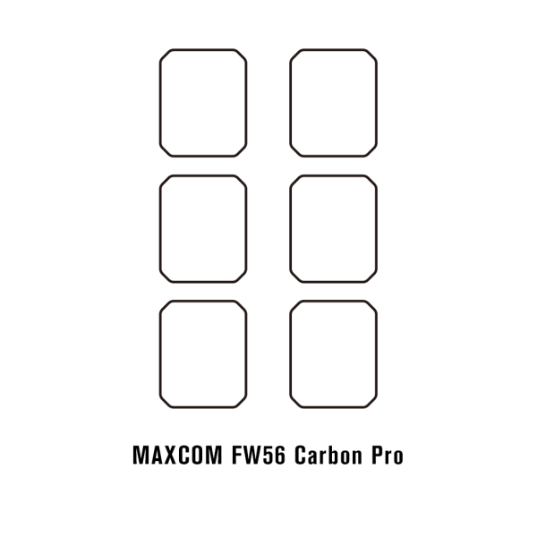 Maxcom FW56 Carbon Pro - Film écran anti-casse Hydrogel