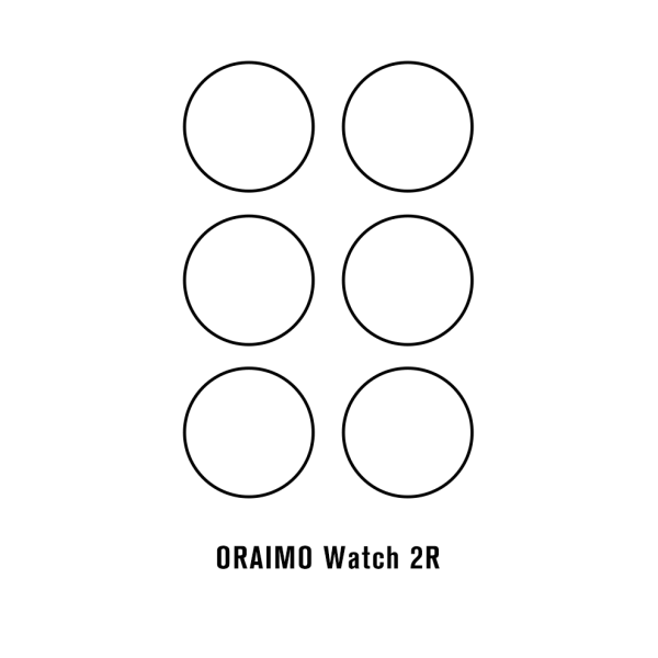 Oraimo Watch 2R - Film écran anti-casse Hydrogel