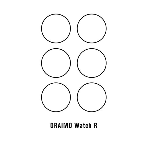 Oraimo Watch R - Film écran anti-casse Hydrogel