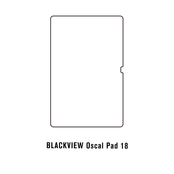 Blackview Oscal Pad 18 - Film écran anti-casse Hydrogel