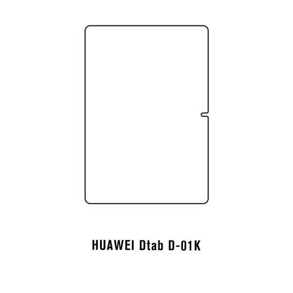 Huawei Dtab D-01K 10.1 - Film écran anti-casse Hydrogel