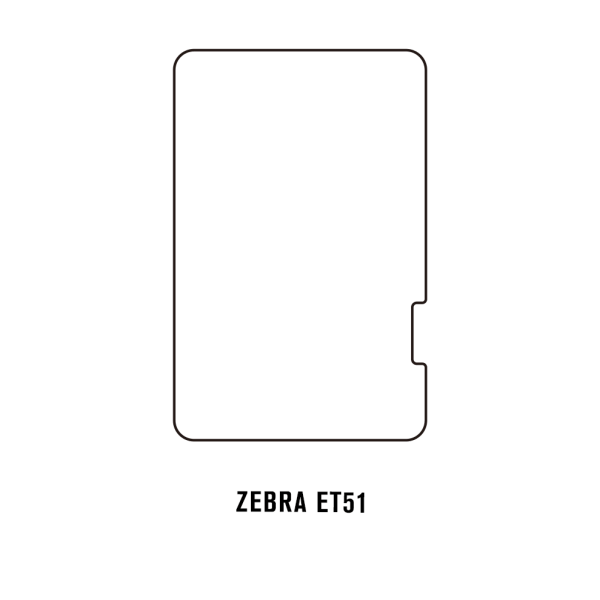 Zebra ET51 10.1 - Film écran anti-casse Hydrogel