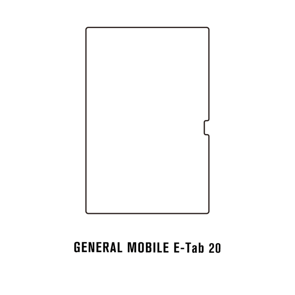 General mobile E-Tab 20 10.1 - Film écran anti-casse Hydrogel