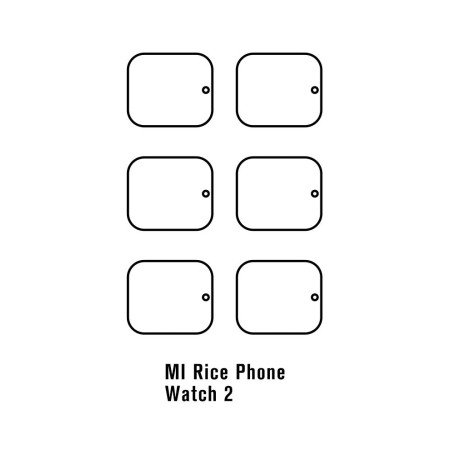 Film hydrogel Xiaomi RICE PHONE WATCH 2 - Film écran anti-casse Hydrogel