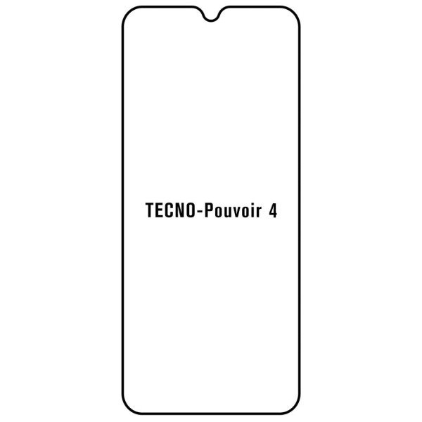 Tecno Pouvoir 4 - Film protection écran Hydrogel