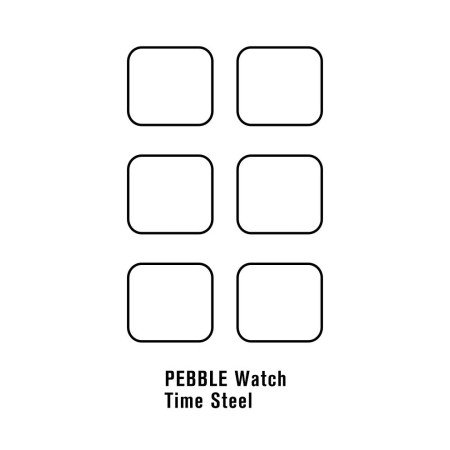 Film hydrogel Pebble TIME STEEL - Film écran anti-casse Hydrogel