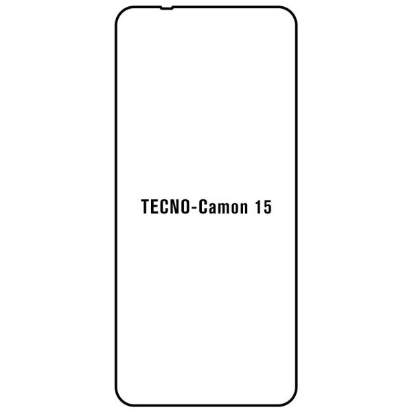 Tecno Camon 15 - Film protection écran Hydrogel