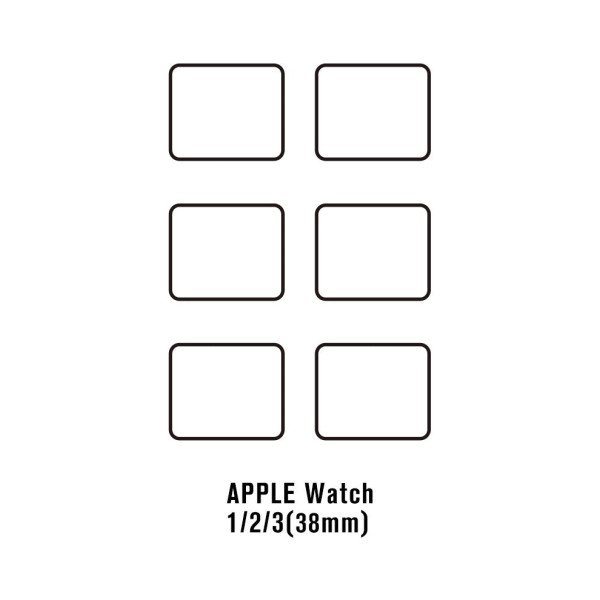 Apple Watch 1-2-3 (38mm) - Film protection écran Hydrogel