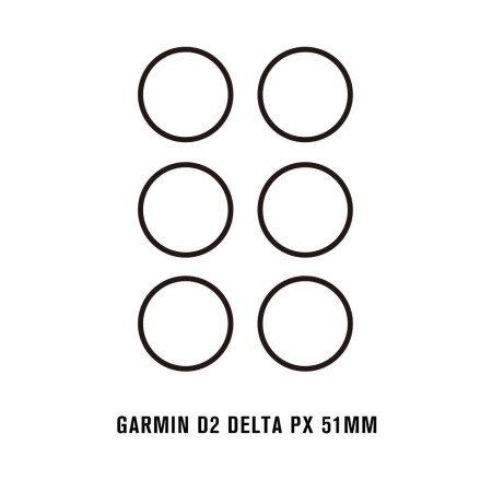 Film hydrogel Garmin D2 Delta PX (51mm) - Film écran anti-casse Hydrogel