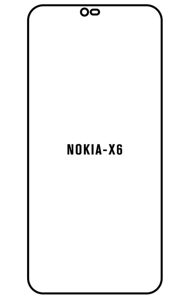 Film hydrogel Nokia X6