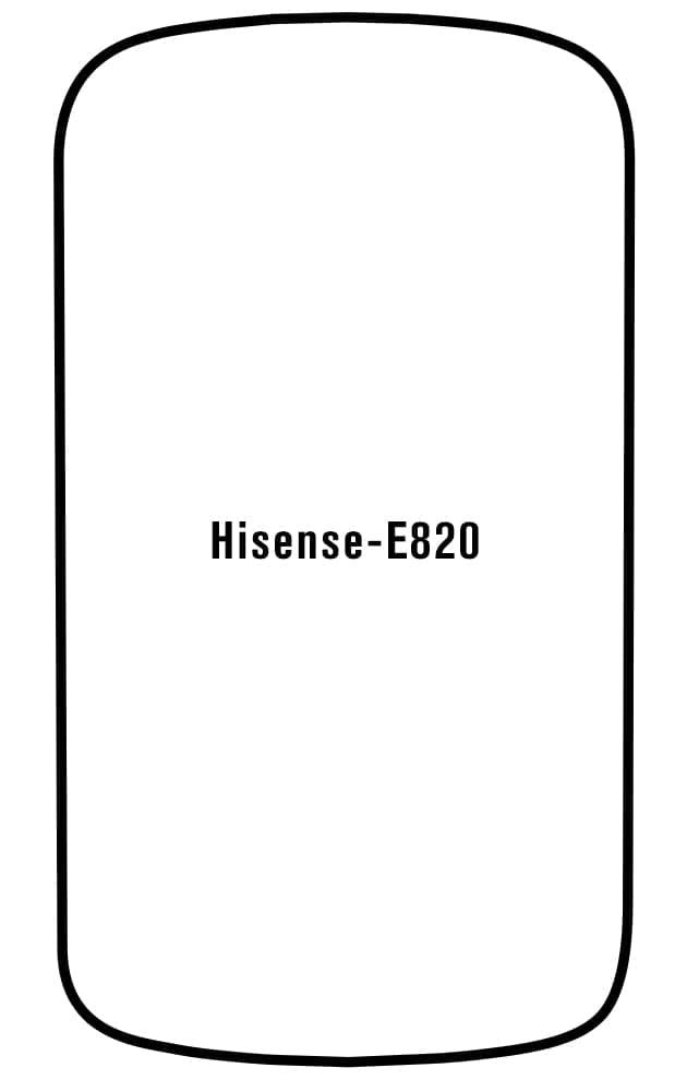Film hydrogel Hisense E820