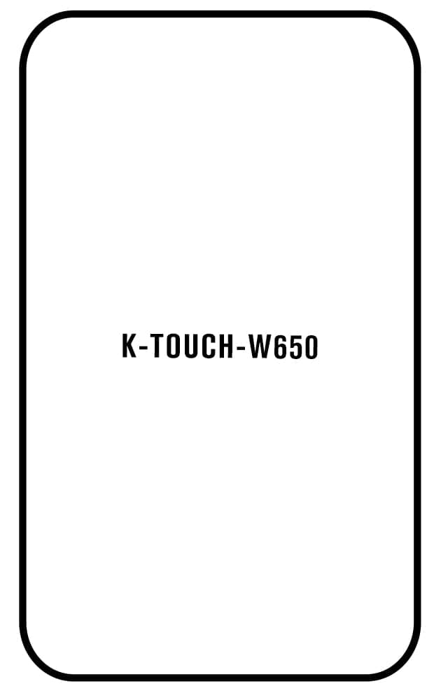 Film hydrogel K-TOUCH W650
