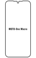 Film hydrogel Motorola One Macro