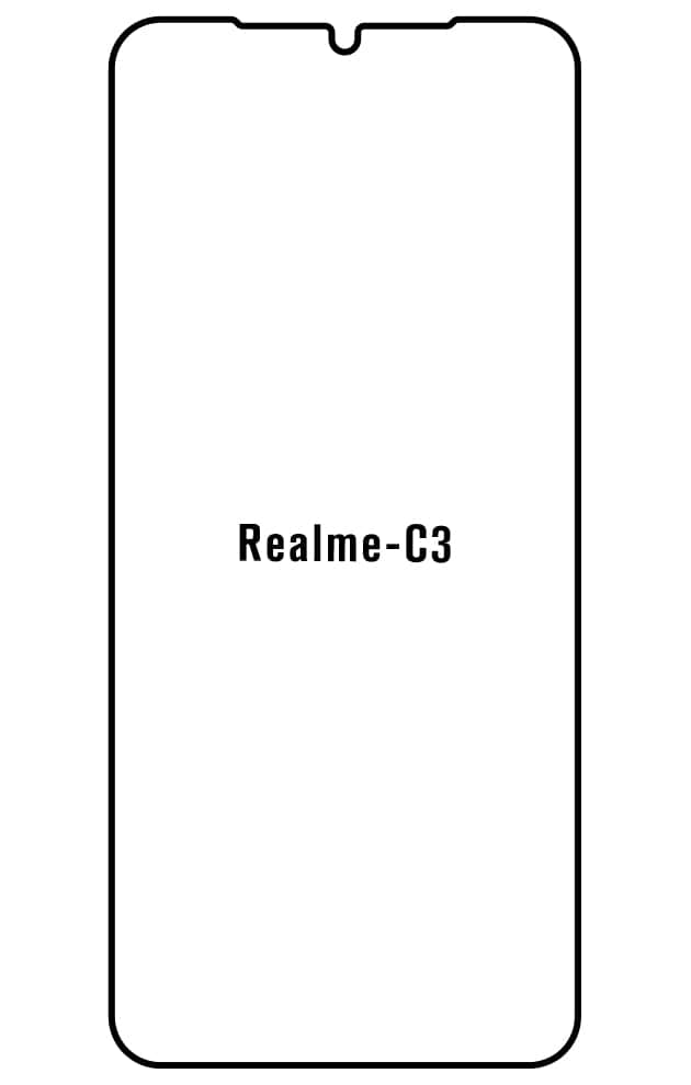 Film hydrogel Realme C3 (3 cameras)