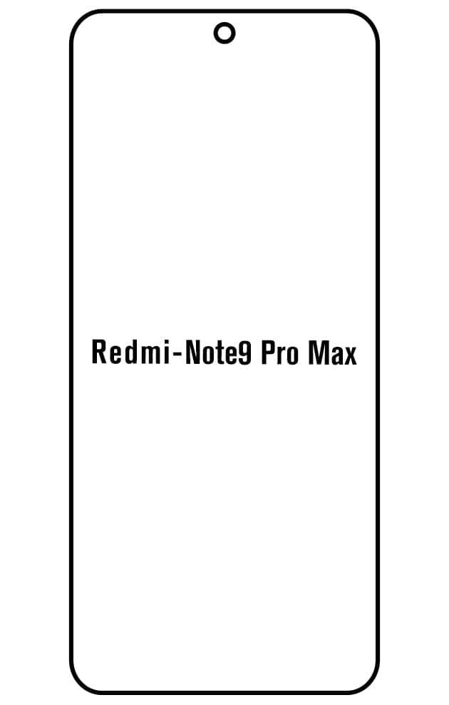 Film hydrogel Redmi Note 9 Pro Max