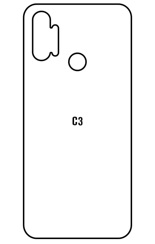 Film hydrogel Realme C3 (3 cameras)