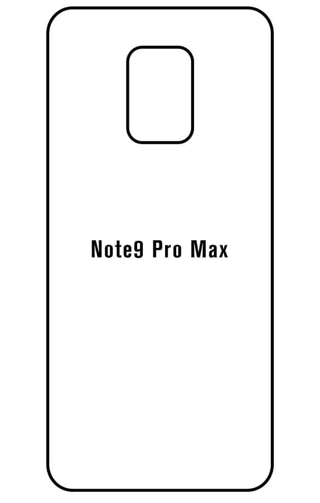 Film hydrogel Redmi Note 9 Pro Max
