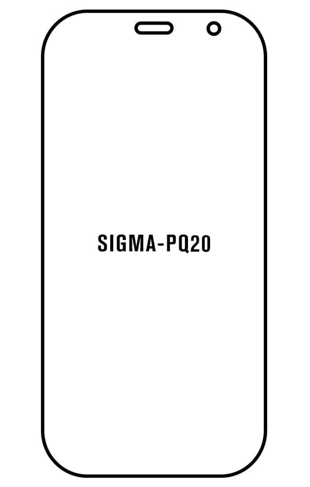 Film hydrogel Sigma mobile PQ20