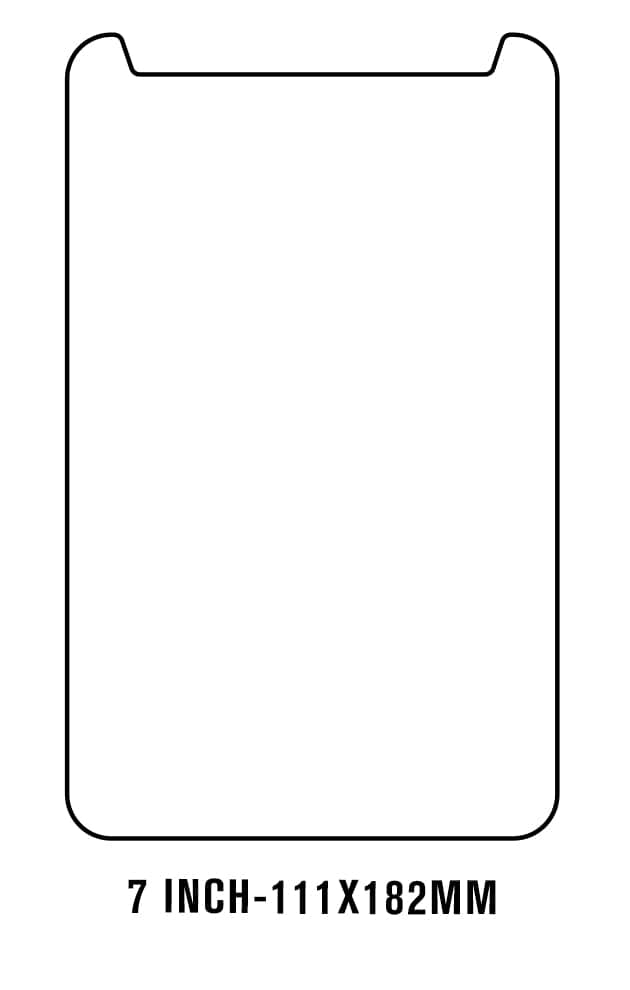 Film hydrogel General category 7 inch-111x182mm