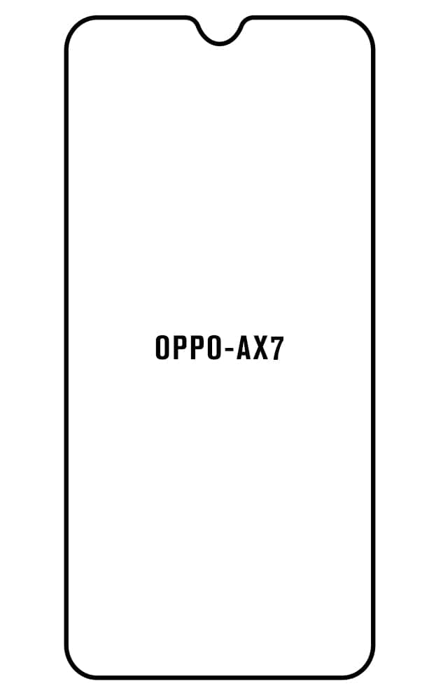 Film hydrogel Oppo AX7