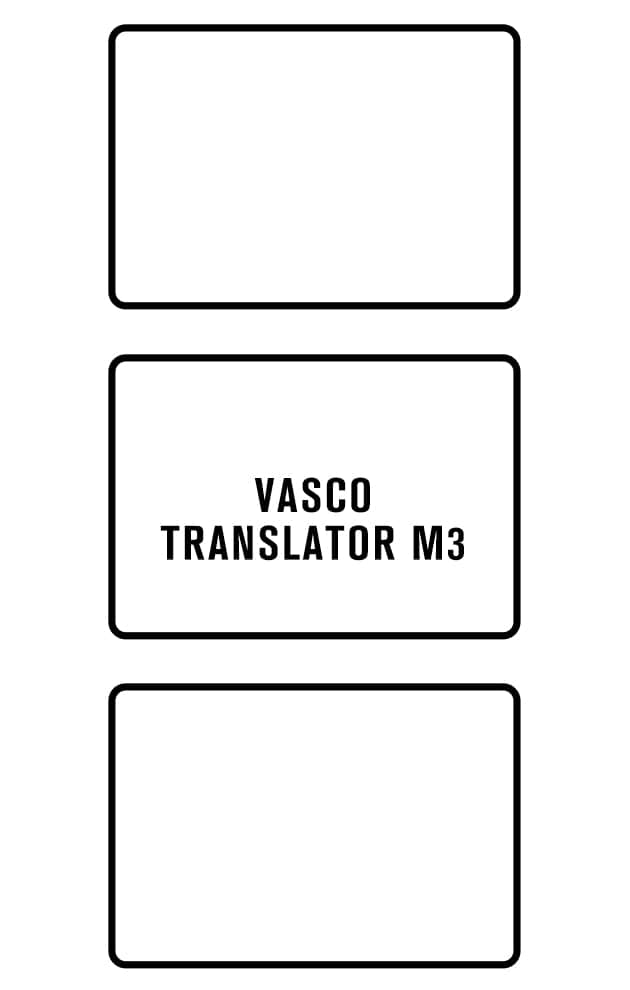 Film hydrogel General category VASCO TRANSLATOR M3
