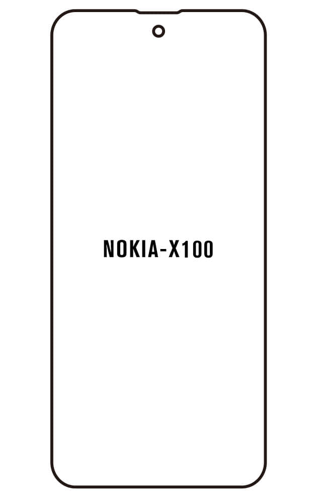 Film hydrogel Nokia X100