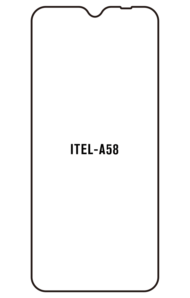 Film hydrogel Itel A58