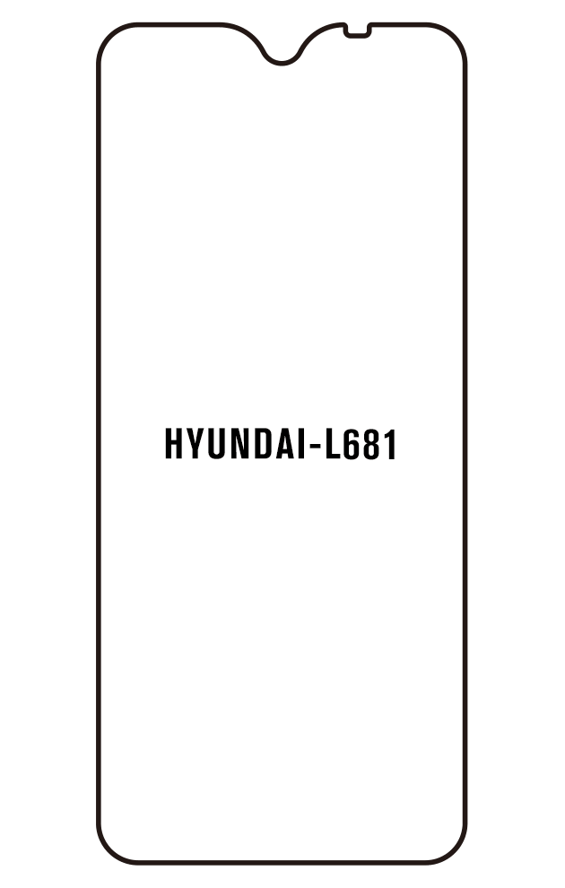 Film hydrogel HYUNDAI L681