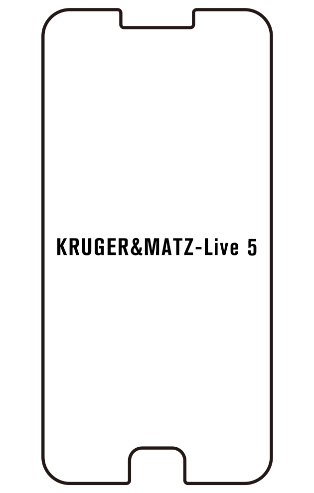Film hydrogel Kruger&Matz Live 5