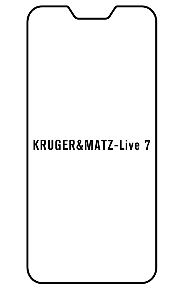 Film hydrogel Kruger&Matz Live 7